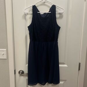 Altar'd State - Navy Lace Dress